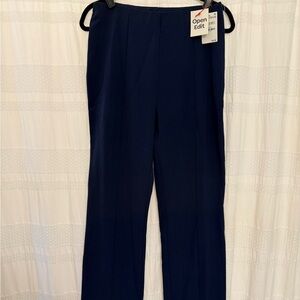 Nordstrom Open Edit Classic Navy Women's Trousers